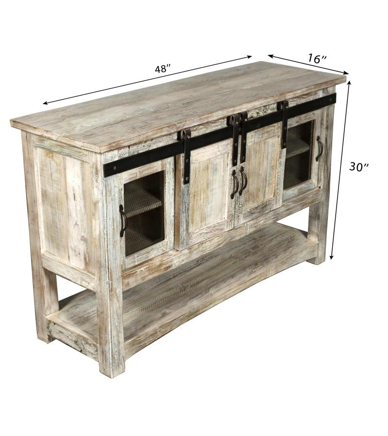 WOOD/IRON CONSOLE