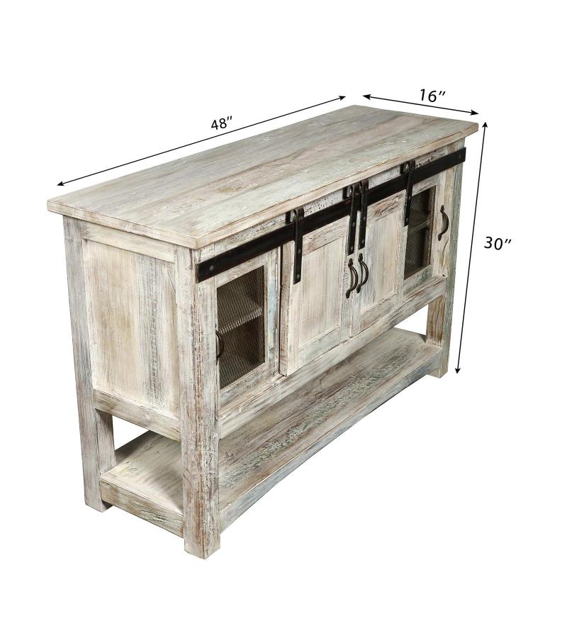 WOOD/IRON CONSOLE