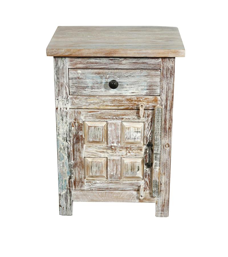 RECLAIMED WOOD END TABLE / NIGHT STAND