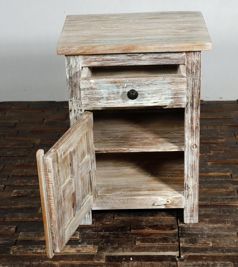 RECLAIMED WOOD END TABLE / NIGHT STAND