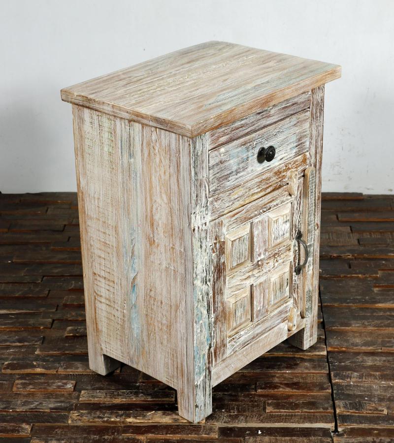 RECLAIMED WOOD END TABLE / NIGHT STAND