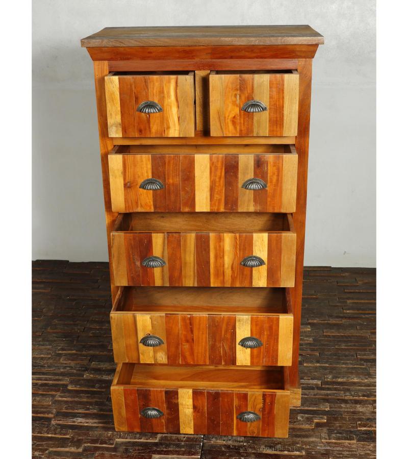 SOLID RECLAIMED TEAK WOOD DRESSER BUREAU CHEST