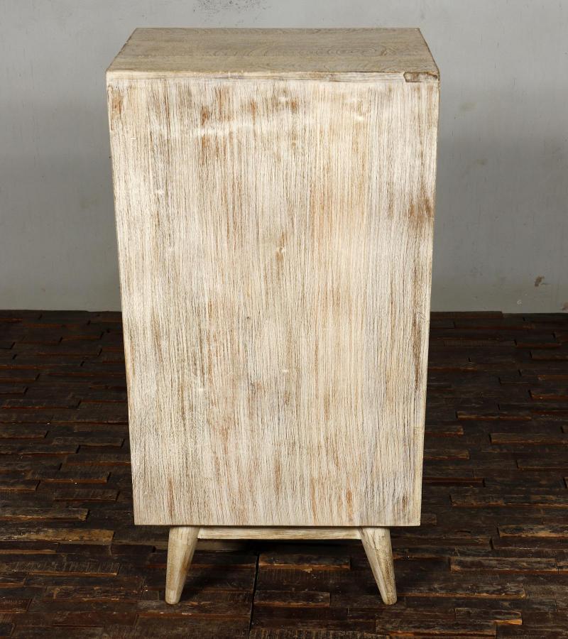 SOLID HAND CARVED WOOD 7 DRAWER CHEST CABINET