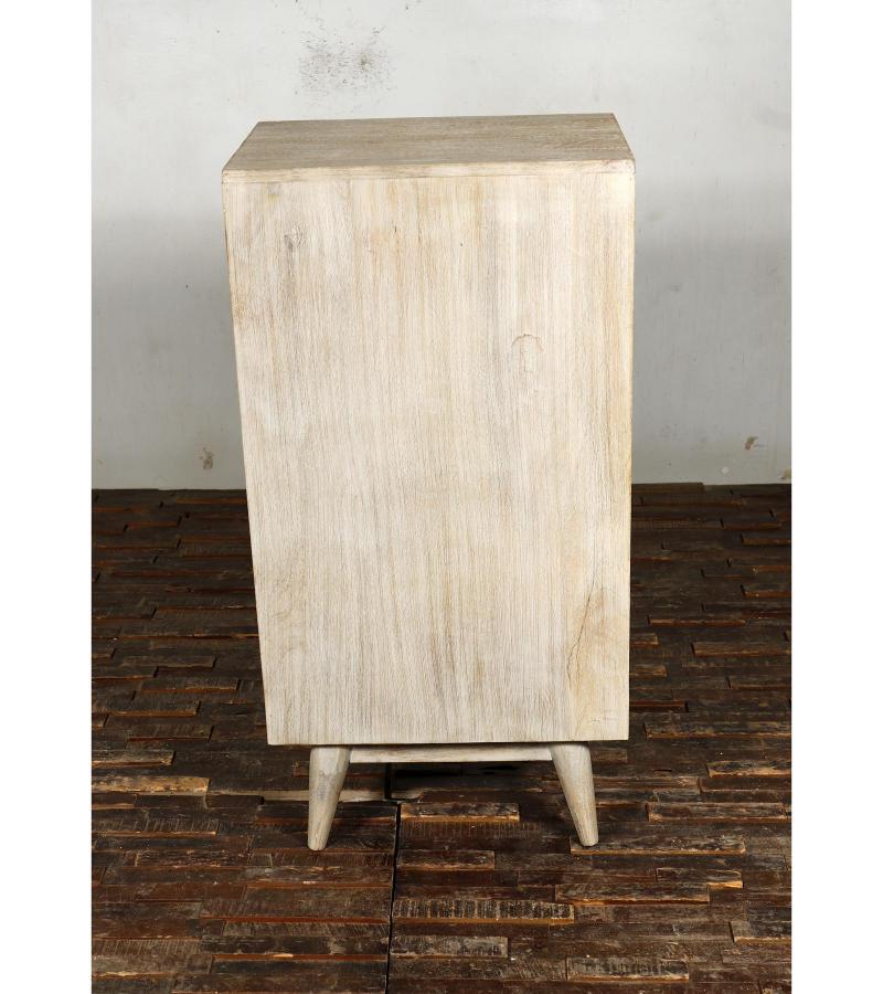 SOLID HAND CARVED WOOD 7 DRAWER CHEST CABINET