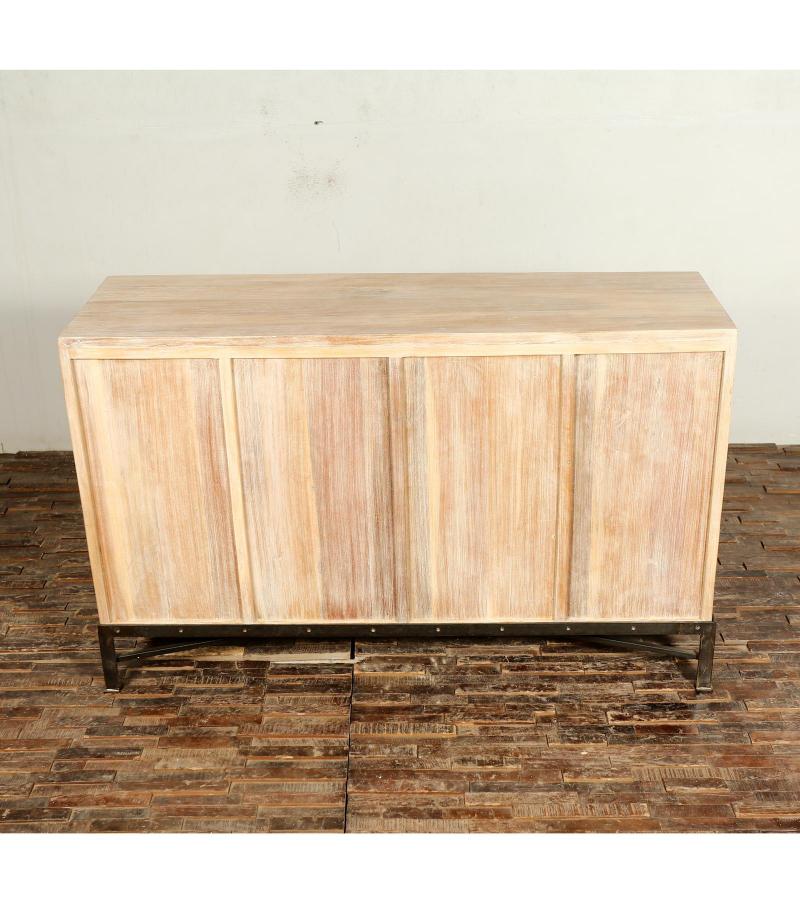 SOLID RECLAIMED TEAK WOOD DRESSER BUREAU CHEST W/ 6 DRAWERS