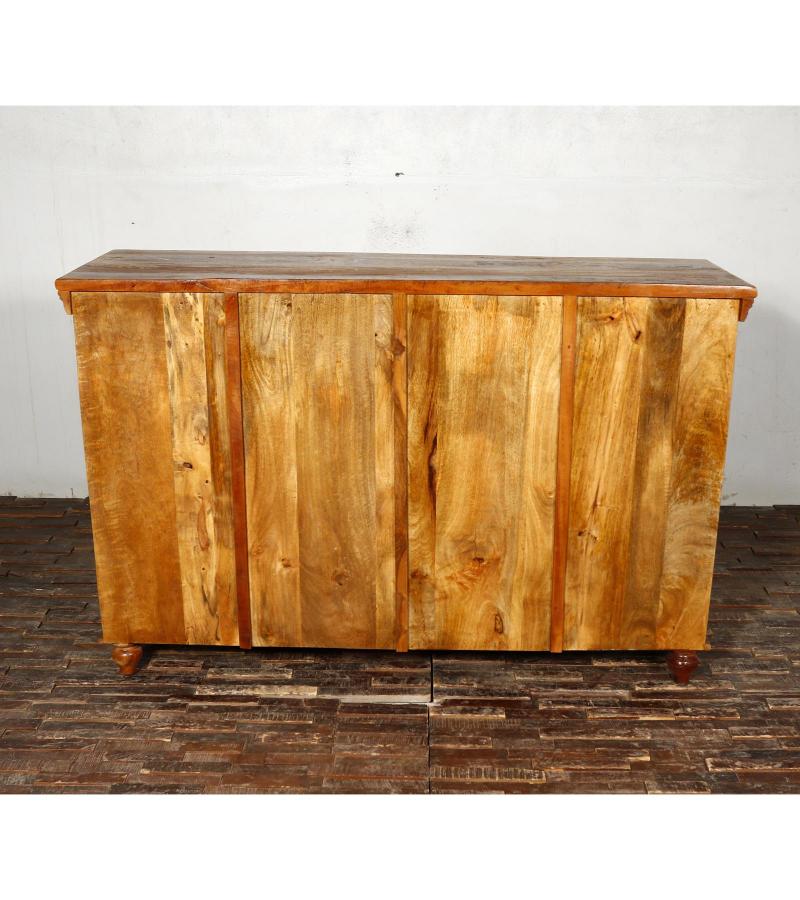 HAND CARVED SOLID RECLAIMED TEAK WOOD 9 DRAWER DRESSER CHEST BUREAU SIDEBOARD