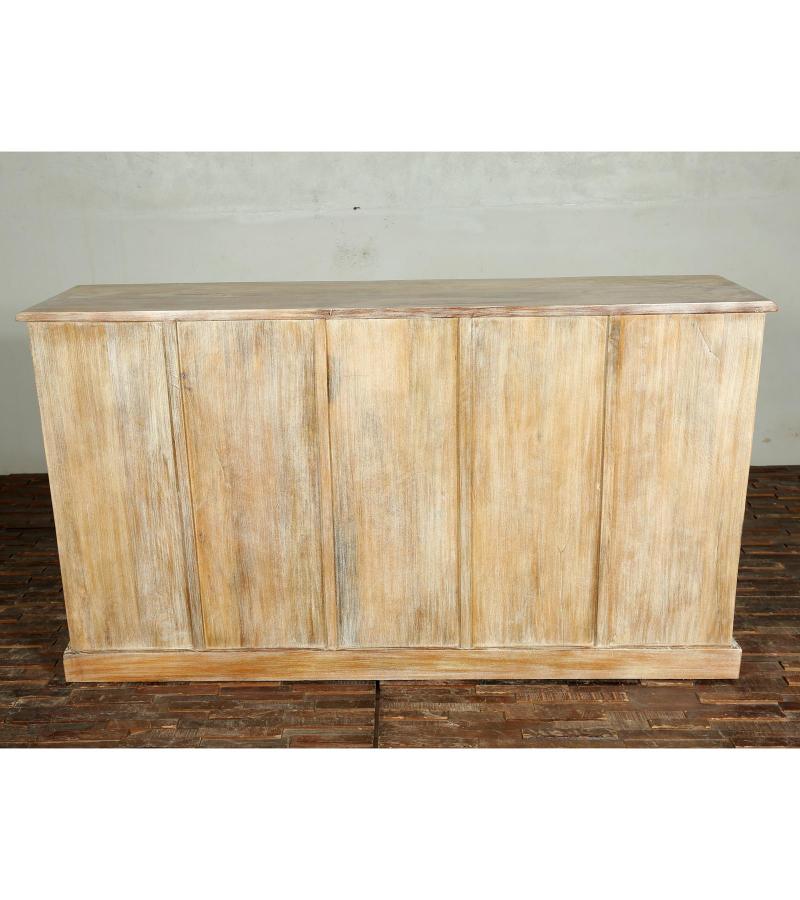SOLID RECLAIMED TEAK WOOD SIDEBOARD CABINET 4 DOORS