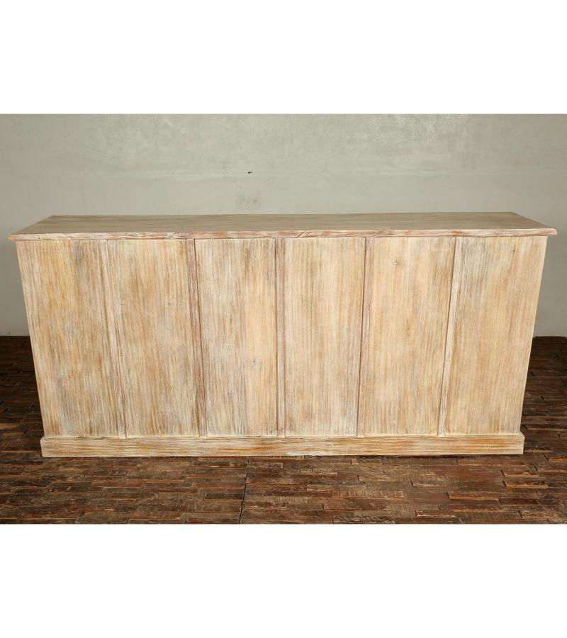 SOLID RECLAIMED TEAK WOOD SIDEBOARD CABINET 4 DOORS