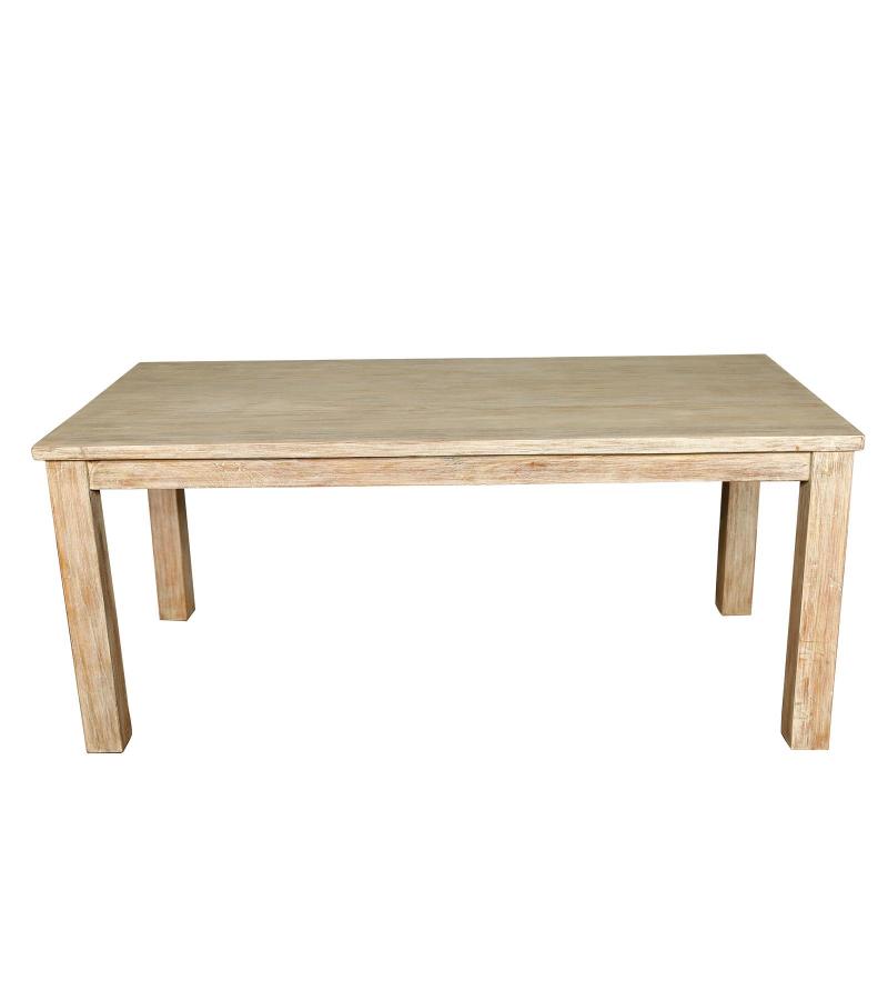 SOLID RECLAIMED TEAK WOOD TABLE