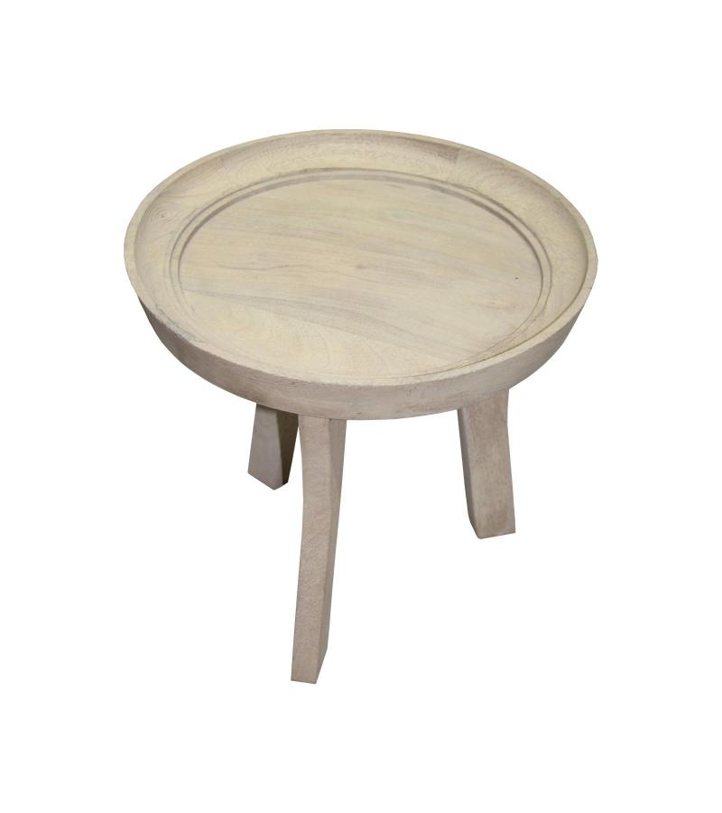 SOLID WOOD END TABLE