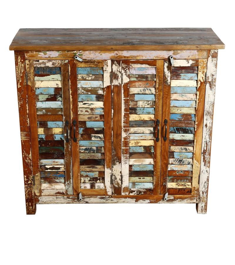 SOLID RECLAIMED TEAK WOOD CABINET SIDEBOARD