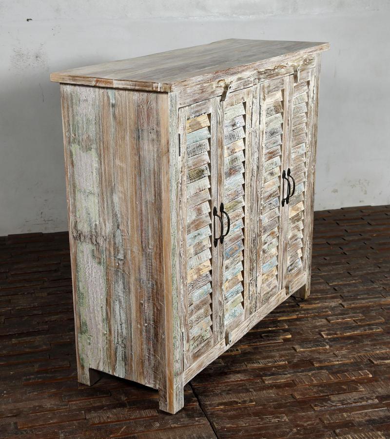 SOLID RECLAIMED TEAK WOOD CABINET SIDEBOARD
