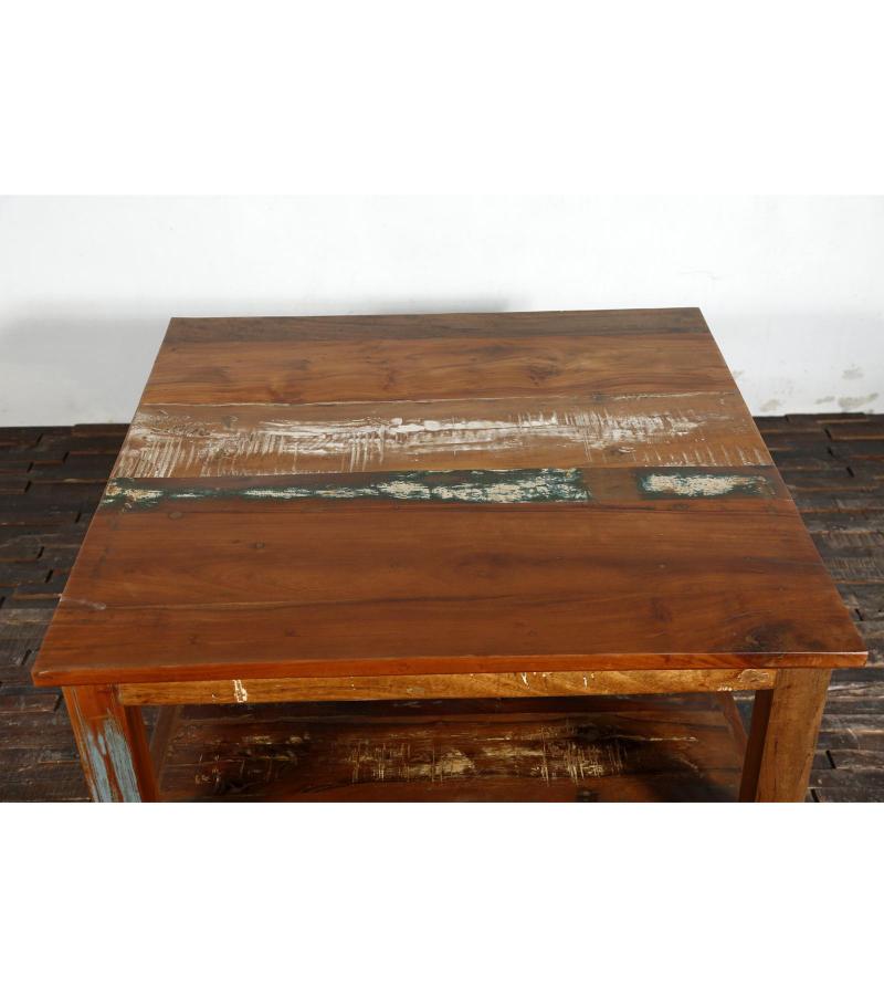 RECLAIMED TEAK SOLID WOOD COFFEE TABLE