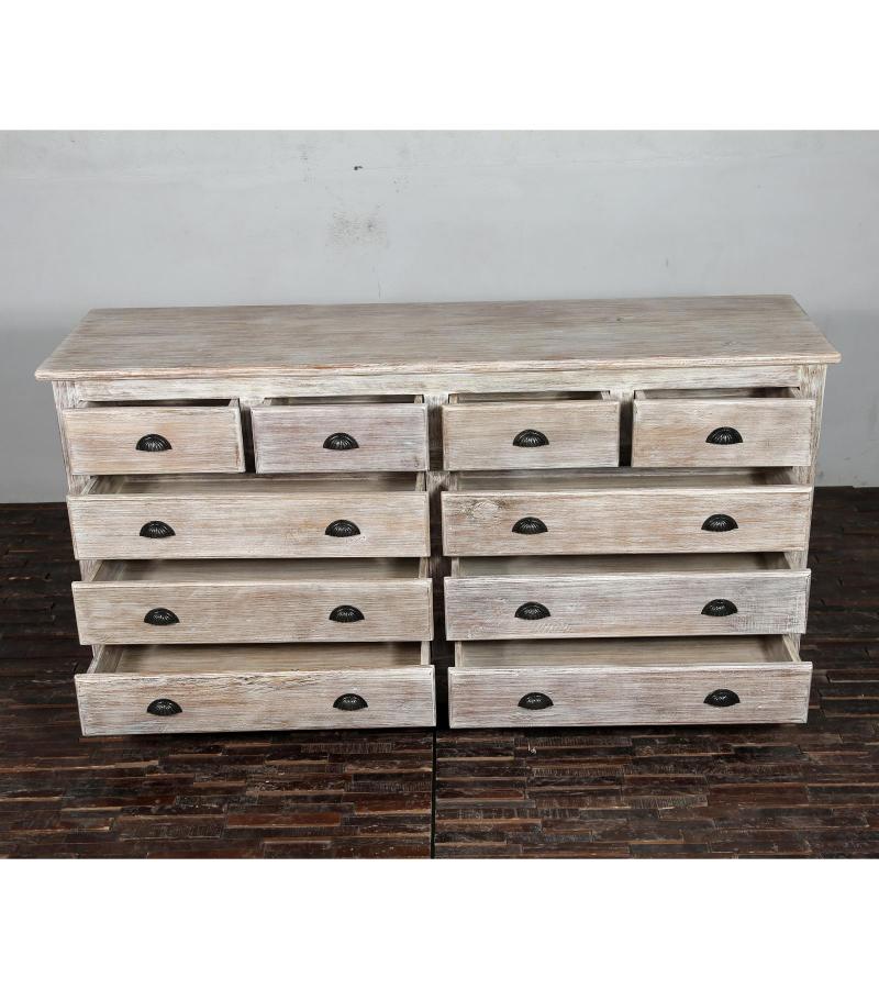 SOLID RECLAIMED TEAK WOOD DRESSER BUREAU SIDEBOARD