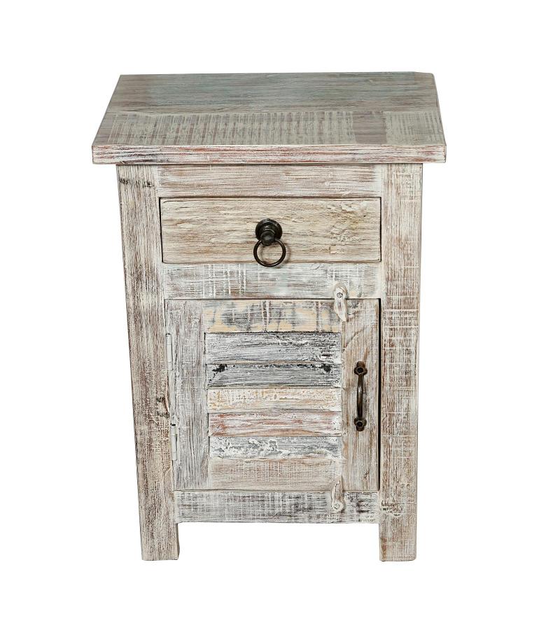 SOLID RECLAIMED TEAK WOOD SIDETABLE END TABLE