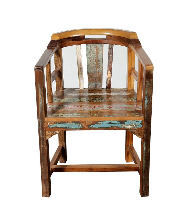 SOLID RECLAIMED TEAK WOOD CAPTAINS ARM CHAIR