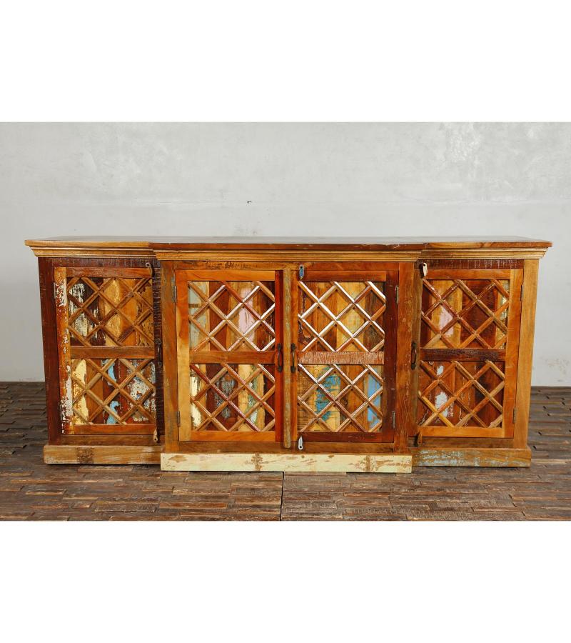 SOLID RECLAIMED TEAK WOOD SIDEBOARD