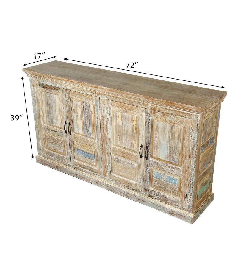 SOLID RECLAIMED TEAK WOOD SIDEBOARD