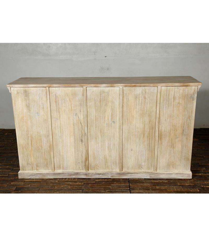 SOLID RECLAIMED TEAK SIDEBOARD W/4 DOORS