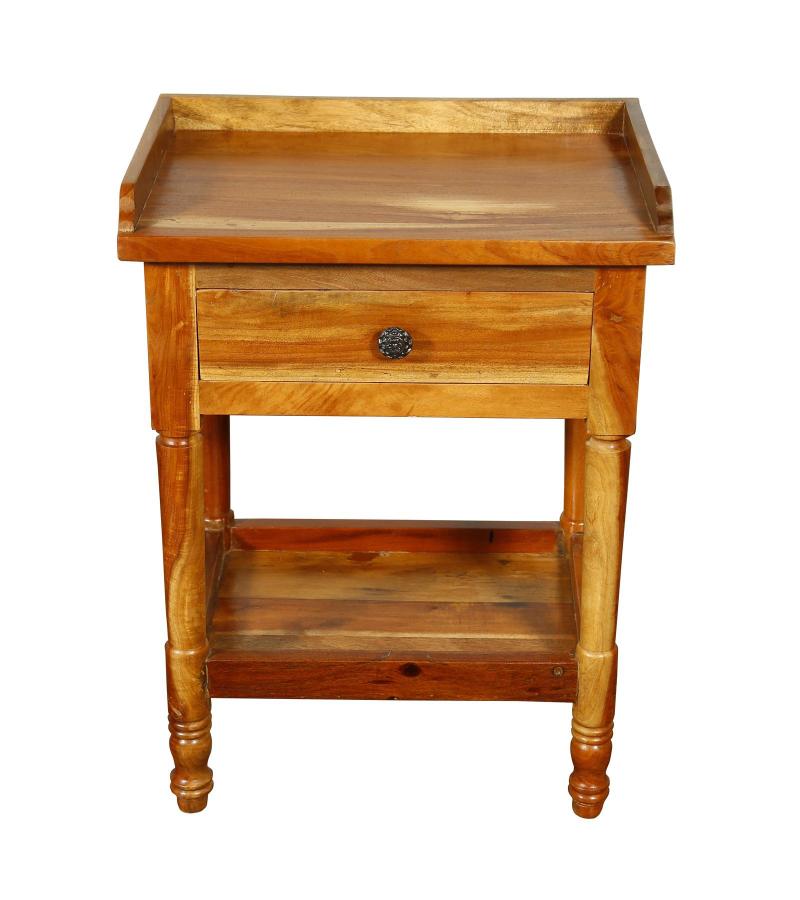 SOLID RECLAIMED TEAK WOOD SIDE TABLE END TABLE