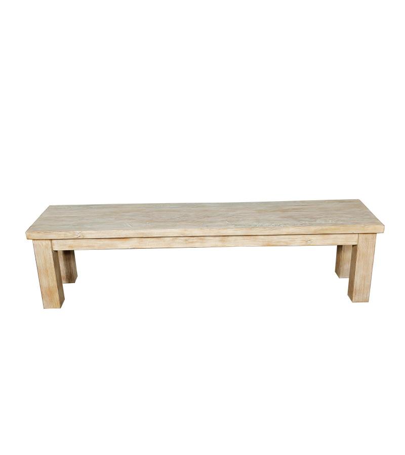 SOLID RECLAIMED TEAK WOOD BENCH