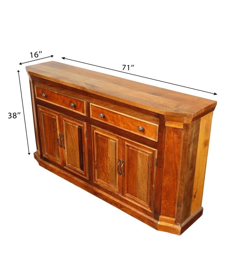 SOLID RECLAIMED TEAK WOOD SIDEBOARD