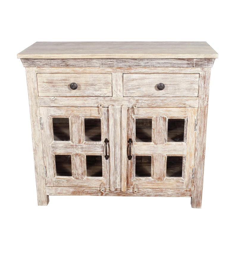 RECLAIMED TEAK WOOD SIDEBOARD W/ 2 DRAWER