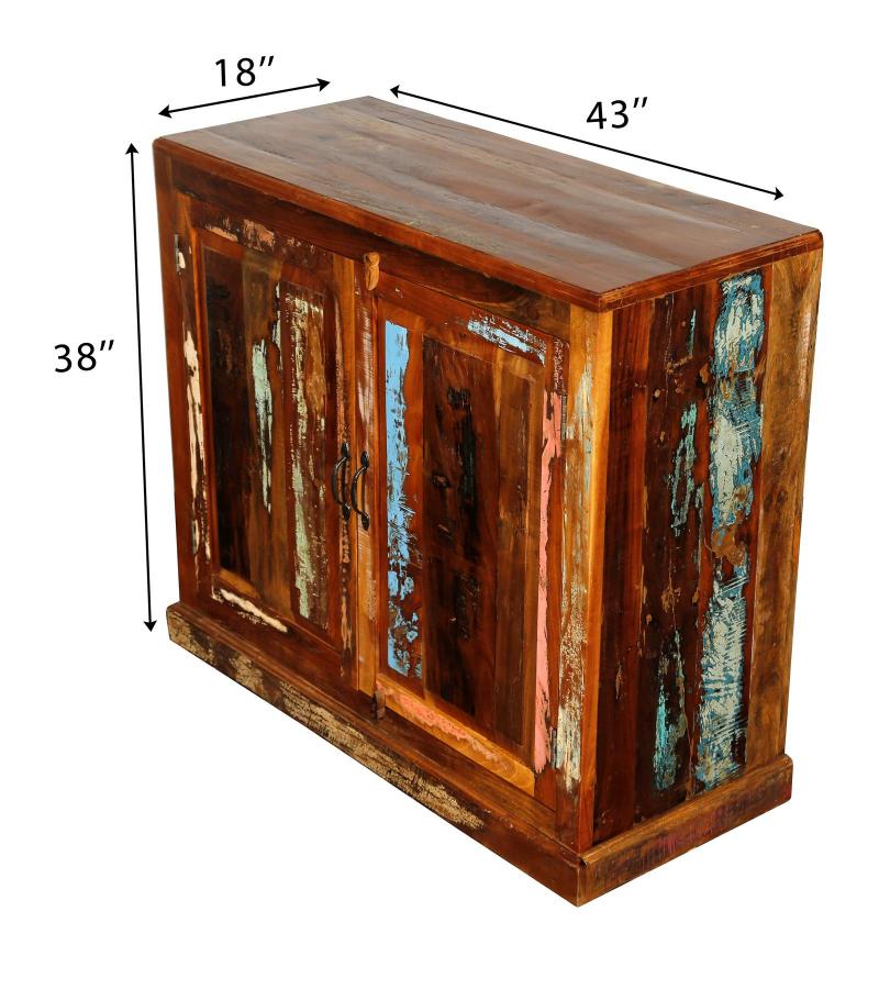 SOLID RECLAIMED TEAK WOOD CABINET SIDEBOARD