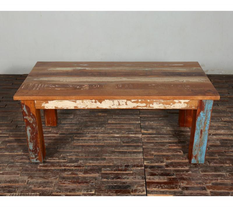 RECLAIMED TEAK COFFEE TABLE