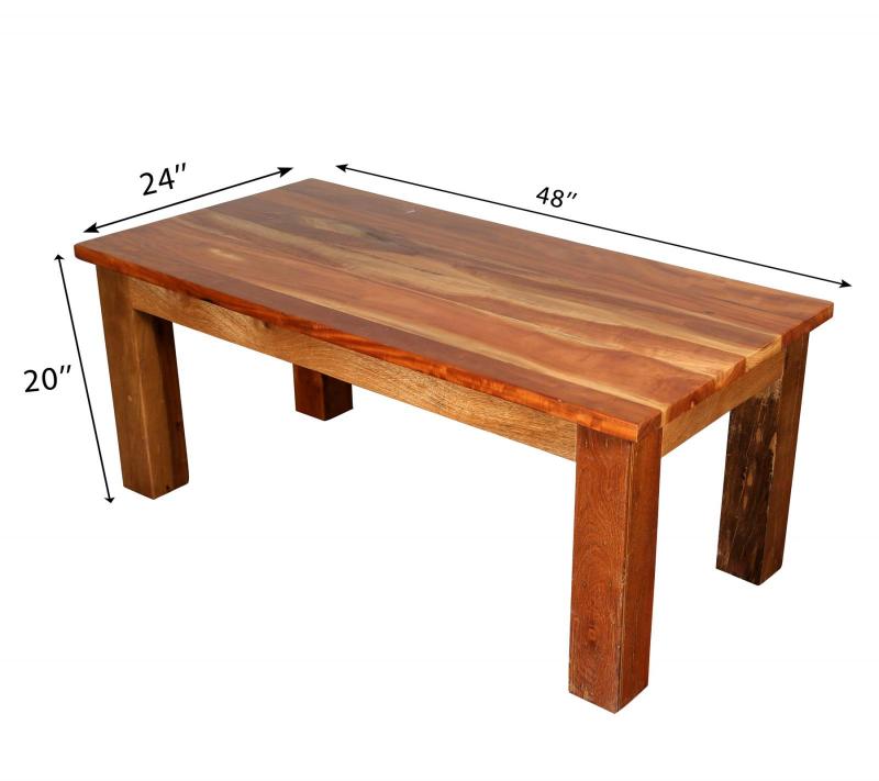 RECLAIMED TEAK COFFEE TABLE