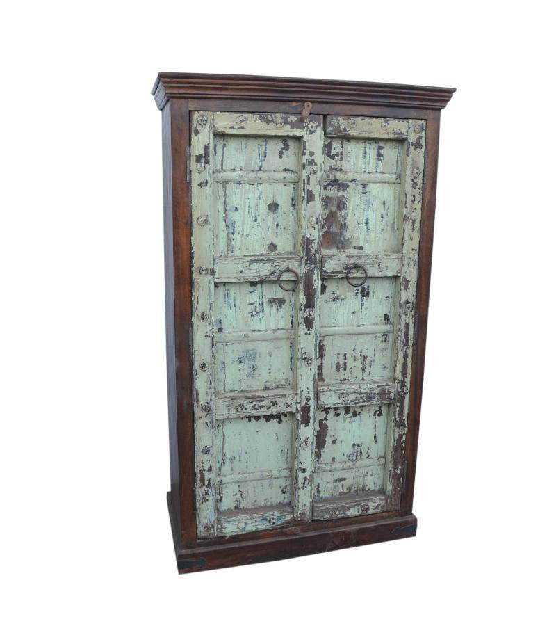 VINTAGE RECLAIMED TEAK CABINET W/ SHELVES