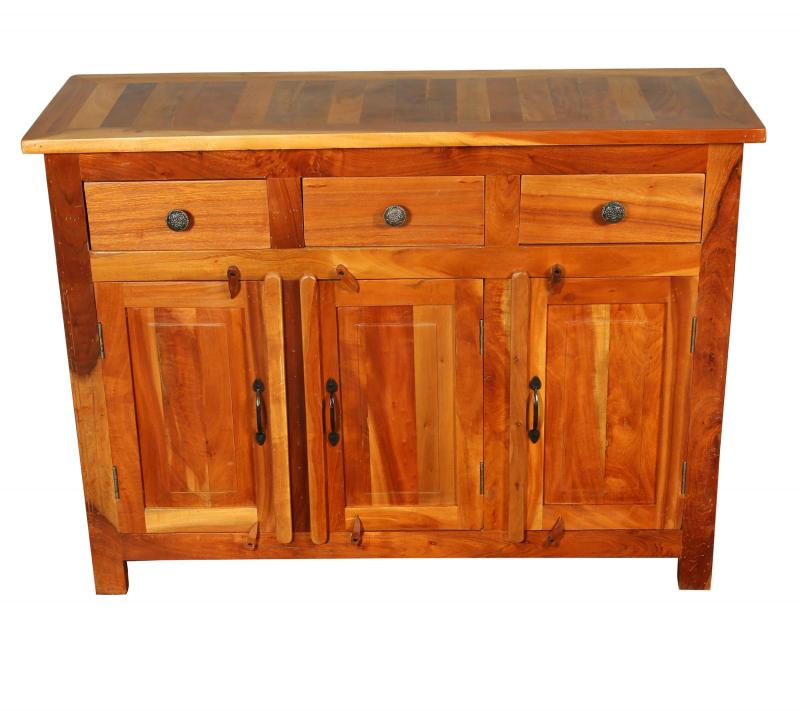 SOLID RECLAIMED TEAK 3 DOOR, 3 DRAWER  CABINET CONSOLE SIDEBOARD