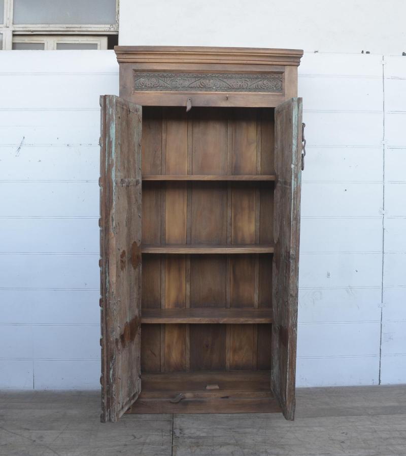 VINTAGE RECLAIMED TEAK CABINET W/ SHELVES