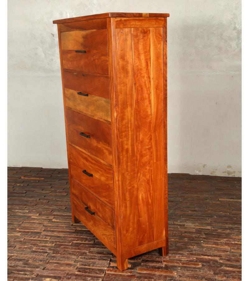 Solid Reclaimed Teak Wood Dresser Bureau Chest 