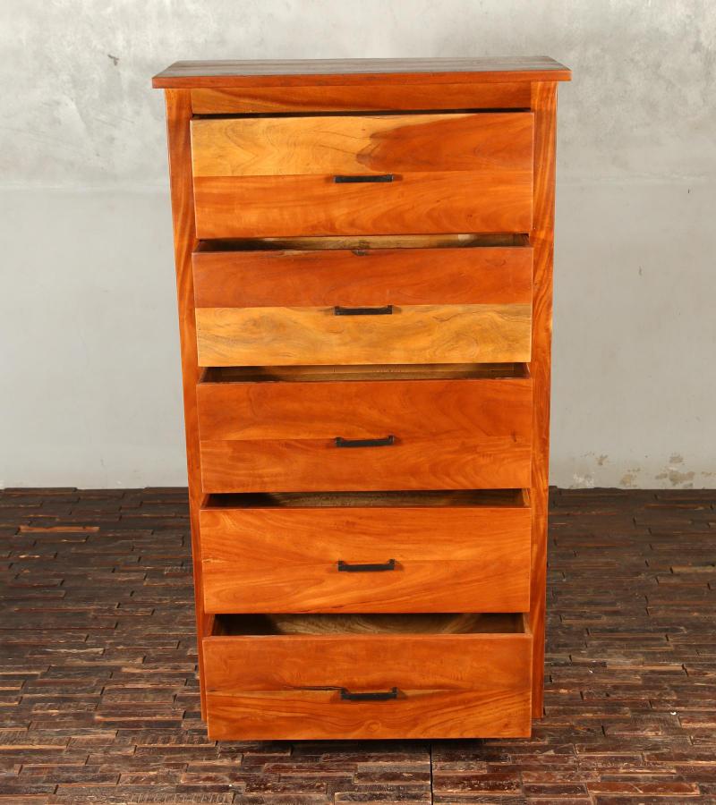 Solid Reclaimed Teak Wood Dresser Bureau Chest 