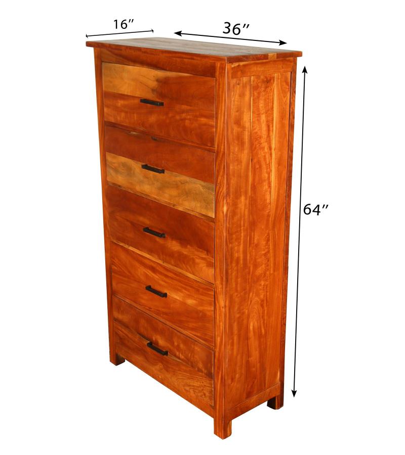 Solid Reclaimed Teak Wood Dresser Bureau Chest 