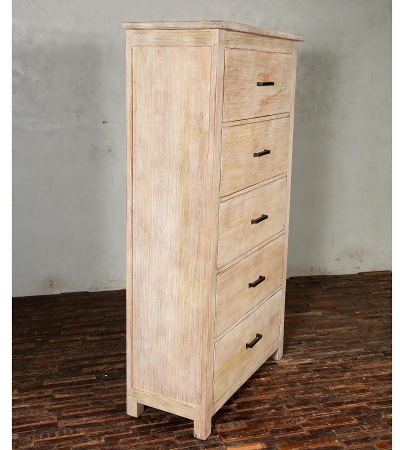Solid Reclaimed Teak Wood Dresser Bureau Chest 