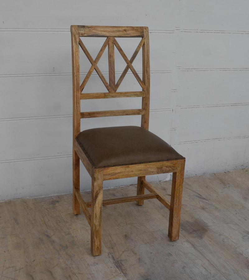 Wooden and Leather chair 