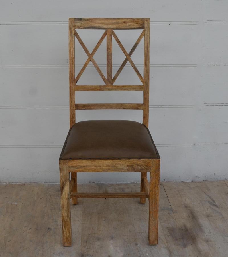 Wooden and Leather chair 
