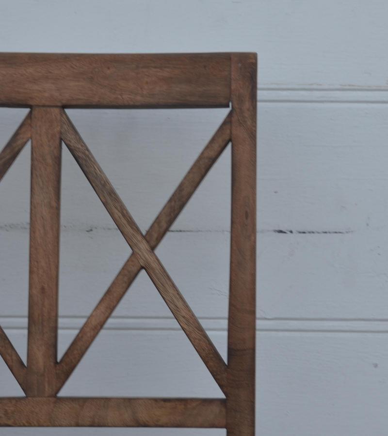 Wood And Leather Chair