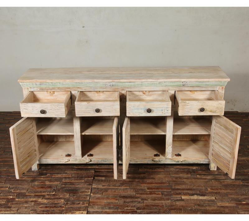 SOLID RECLAIMED TEAK WOOD SIDEBOARD