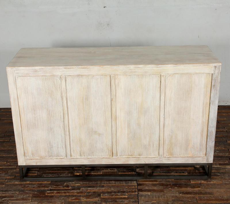 SOLID RECLAIMED TEAK WOOD 6 DRAWER DRESSER CHEST BUREAU SIDEBOARD