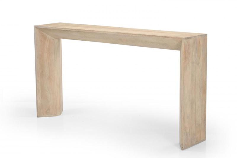 MODERN & ORGANIC SOLID WOOD CONSOLE TABLE