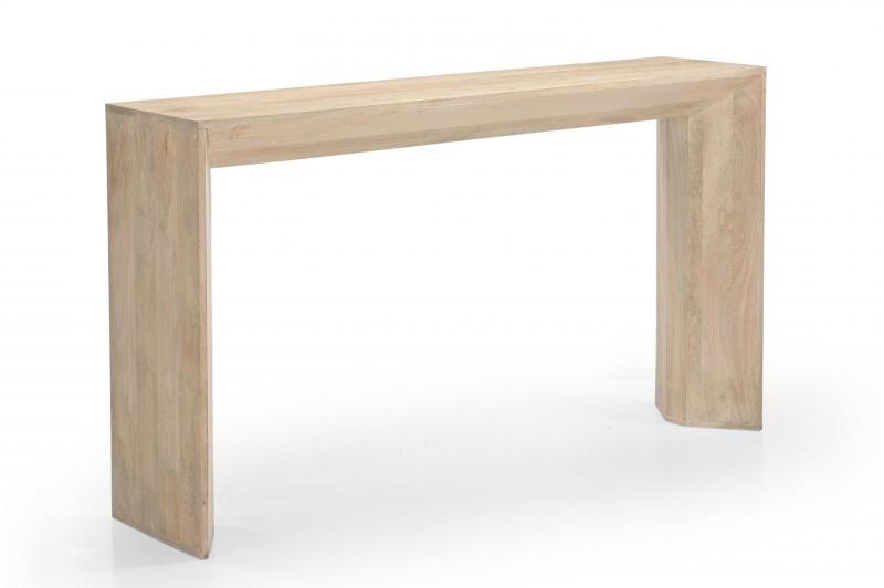 MODERN & ORGANIC SOLID WOOD CONSOLE TABLE