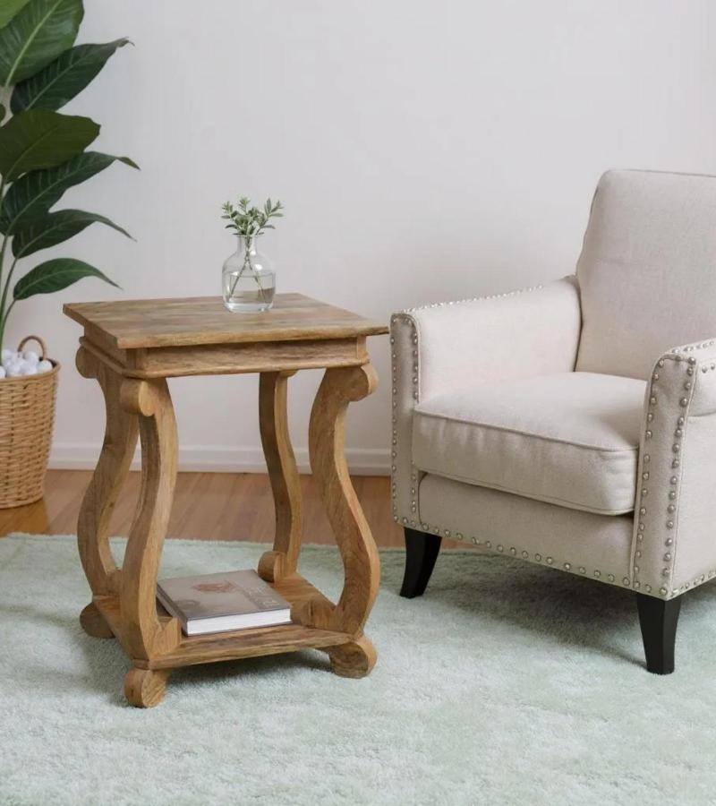 SOLID WOOD END TABLE SIDE TABLE