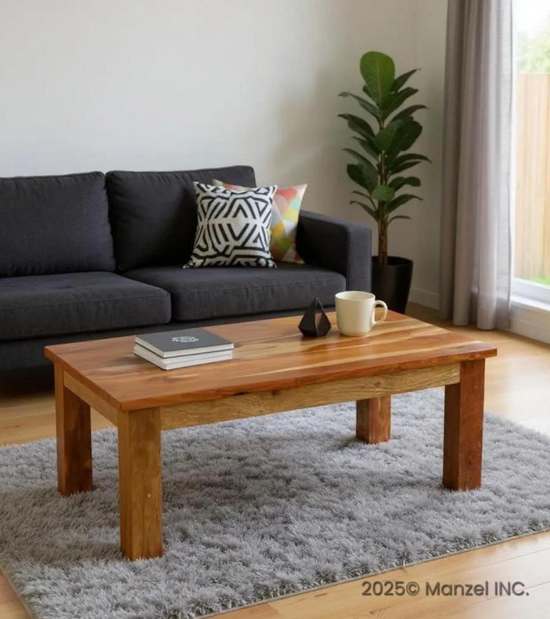 RECLAIMED TEAK COFFEE TABLE
