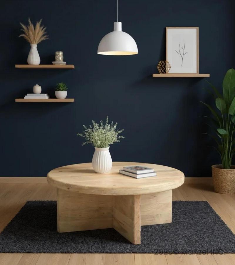 MODERN & ORGANIC SOLID WOOD COFFEE TABLE
