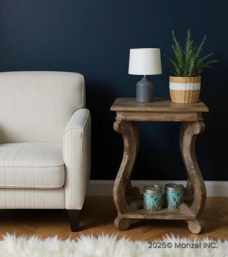 SOLID WOOD END TABLE SIDE TABLE