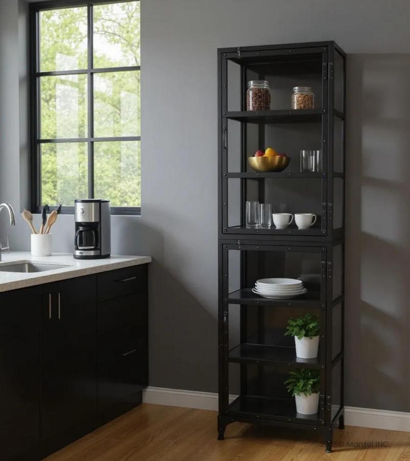 IRON & GLASS CABINET