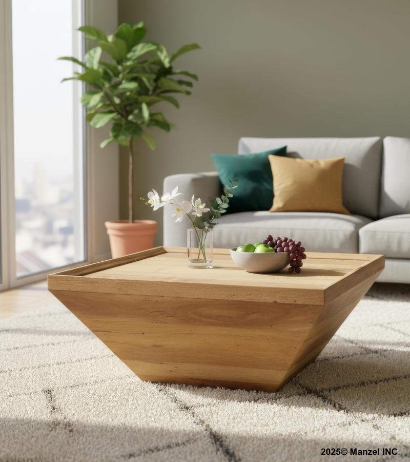 SOLID WOOD COFFEE TABLE